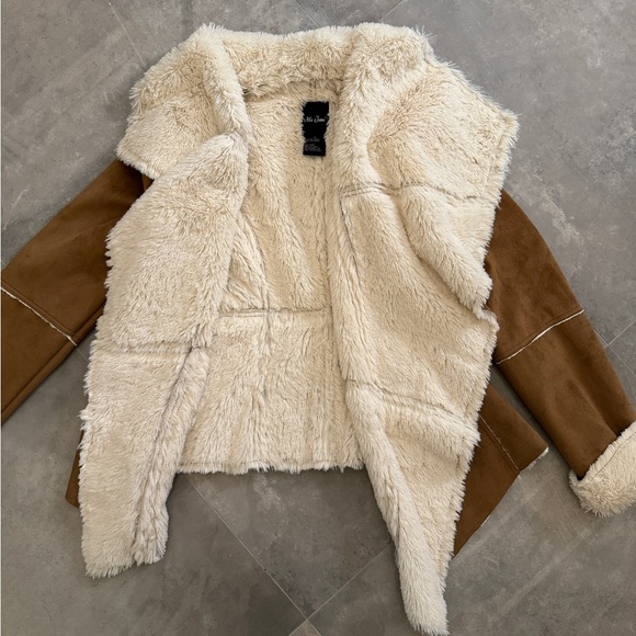 Me Jane Faux Suede & Fur Jacket Size M - Picture 4 of 7